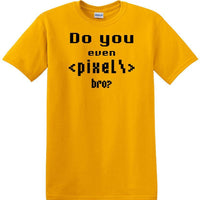 Pixel Coding - Social Media - Funny shirt - short sleeved T-shirt TSM12