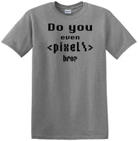 
              Pixel Coding - Social Media - Funny shirt - short sleeved T-shirt TSM12
            