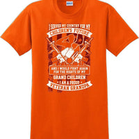 I Served My Country Veteran Grandpa, Veterans day Soldier USA Support T-Shirt