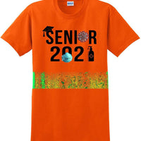 2021 Senior 2021 Graduate - T-Shirt Sizes Sm-5xl