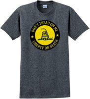 
              Don't Tread On Me SHIRT LIBERTY OR DEATH Gadsden Flag 2nd Guns SM-5XL-DTOMS1
            