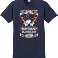 I Served My Country Veteran Grandpa, Veterans day Soldier USA Support T-Shirt