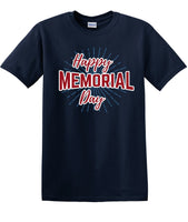 
              Memorial Day shirt burst We Will Always Remember 13 color choices -mds3
            