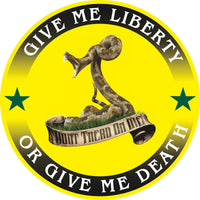 Liberty or Death Decal Sticker Laptop Car Window Stickers Gadsden Flag 2nd Guns