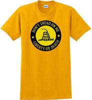 
              Don't Tread On Me SHIRT LIBERTY OR DEATH Gadsden Flag 2nd Guns SM-5XL-DTOMS1
            