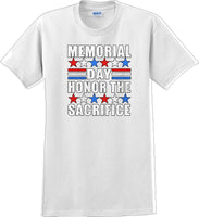 
              MEMORIAL DAY HONOR THE SACRIFICE , Veterans day Soldier USA Support T-Shirt
            