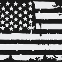 Dodge RAM Back Window Distressed American Flag Decal 2009-2018