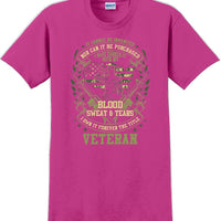 I OWN THE TITLE VETERAN FOREVER OD, Veterans day Soldier USA Support T-Shirt
