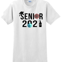 2021 Senior 2021 Graduate - T-Shirt Sizes Sm-5xl