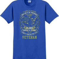 I OWN THE TITLE VETERAN FOREVER OD, Veterans day Soldier USA Support T-Shirt