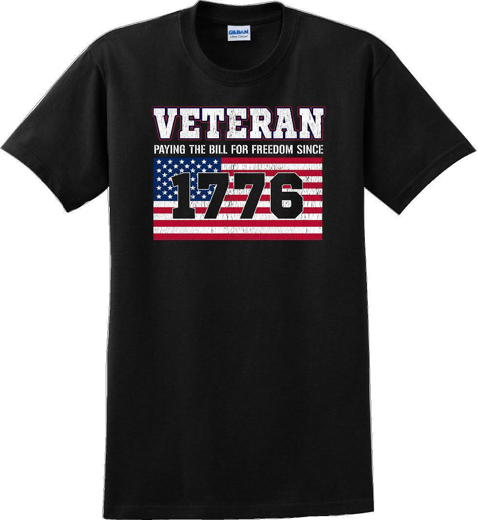 VETERAN PAYING THE BILL SINCE 1776 Veterans day Soldier USA Support T-Shirt