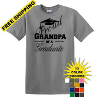
              Graduation PROUD GRANDPA \ PARENT of a Graduate - shirt - short sleeved T-shirt
            