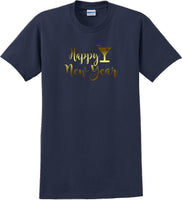 
              Happy New Year  T-Shirt - New Years Shirt - 12 color choices
            