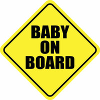 BABY ON BOARD STICKER DECAL SIGN MADE IN USA bob1