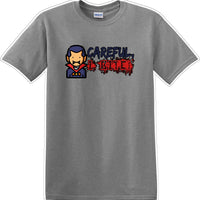CAREFUL I BITE - Halloween - Novelty T-shirt