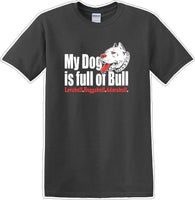 
              DOG full of bull  adorabull - Dog- Novelty T-shirt
            