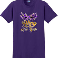 Bling in the New Year - New Years Shirt - 12 color choices