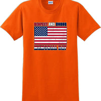 RESPECT AND HONOR MEMORIAL DAY, Veterans day Soldier USA Support T-Shirt