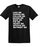 
              Social Media - So Many Ways to Share! - Fun shirt - T-shirt TSM04
            