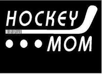 
              Hockey Mom STICKER, DECAL, 5YR VINYL, Hockey -14 colors
            