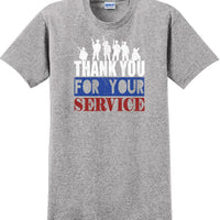 THANK YOU FOR YOUR SERVICE, Veterans day Soldier USA Support T-Shirt