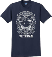 
              Blood Sweat and Tears, Veterans day Soldier USA Support T-Shirt
            