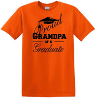 
              Graduation PROUD GRANDPA \ PARENT of a Graduate - shirt - short sleeved T-shirt
            