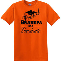 Graduation PROUD GRANDPA \ PARENT of a Graduate - shirt - short sleeved T-shirt