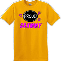 Proud Grammy heart shirt - Gram, Grammy, Grandma - Novelty T-shirt
