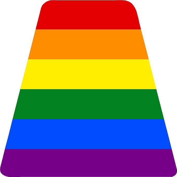 FireFighter Pride HELMET TETS TETRAHEDRONS HELMET STICKER REFLECTIVE