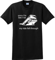 
              Pittsburgh Bus in Sinkhole, dahntahn n'at funny T-Shirt
            