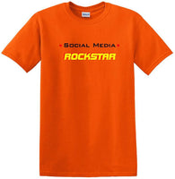 
              Social Media Rockstar - Funny shirt - short sleeved T-shirt TSM11
            
