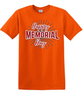 
              Memorial Day shirt burst We Will Always Remember 13 color choices -mds3
            