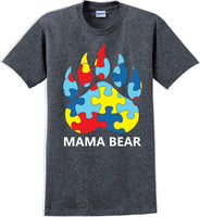 
              Autism Awareness Mama Bear T-Shirt - JC
            