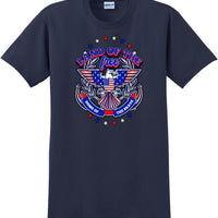 Land of the free home of the Brave memorial day / 4th of July shirt -13 colors