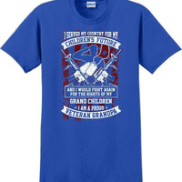 I Served My Country Veteran Grandpa, Veterans day Soldier USA Support T-Shirt