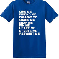 Social Media - So Many Ways to Share! - Fun shirt - T-shirt TSM04