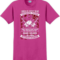 I Served My Country Veteran Grandpa, Veterans day Soldier USA Support T-Shirt