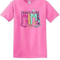 Blessed To Be Called MiMi Shirt For Mother's Day Grandmother Gift -mimis1