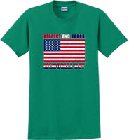 
              RESPECT AND HONOR MEMORIAL DAY, Veterans day Soldier USA Support T-Shirt
            