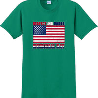 RESPECT AND HONOR MEMORIAL DAY, Veterans day Soldier USA Support T-Shirt