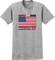 
              RESPECT AND HONOR MEMORIAL DAY, Veterans day Soldier USA Support T-Shirt
            