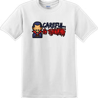 CAREFUL I BITE - Halloween - Novelty T-shirt