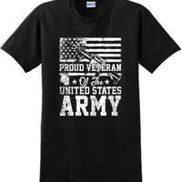 PROUD VETERAN OF THE UNITED STATES ARMY, Veterans day Soldier USA Support TShirt