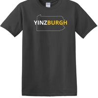YINZBURGH Pittsburgh, PENNSYLVANIA short sleeved shirt  YBS1