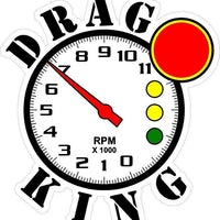 Drag King  Insignia Vinyl Decal Sticker