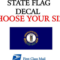KENTUCKY STATE FLAG, STICKER, DECAL, 5 YR VINYL State flag of Kentucky
