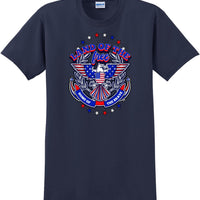 Land of the free home of the Brave memorial day / 4th of July shirt -13 colors