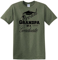 
              Graduation PROUD GRANDPA \ PARENT of a Graduate - shirt - short sleeved T-shirt
            