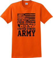 
              PROUD VETERAN OF THE UNITED STATES ARMY, Veterans day Soldier USA Support TShirt
            